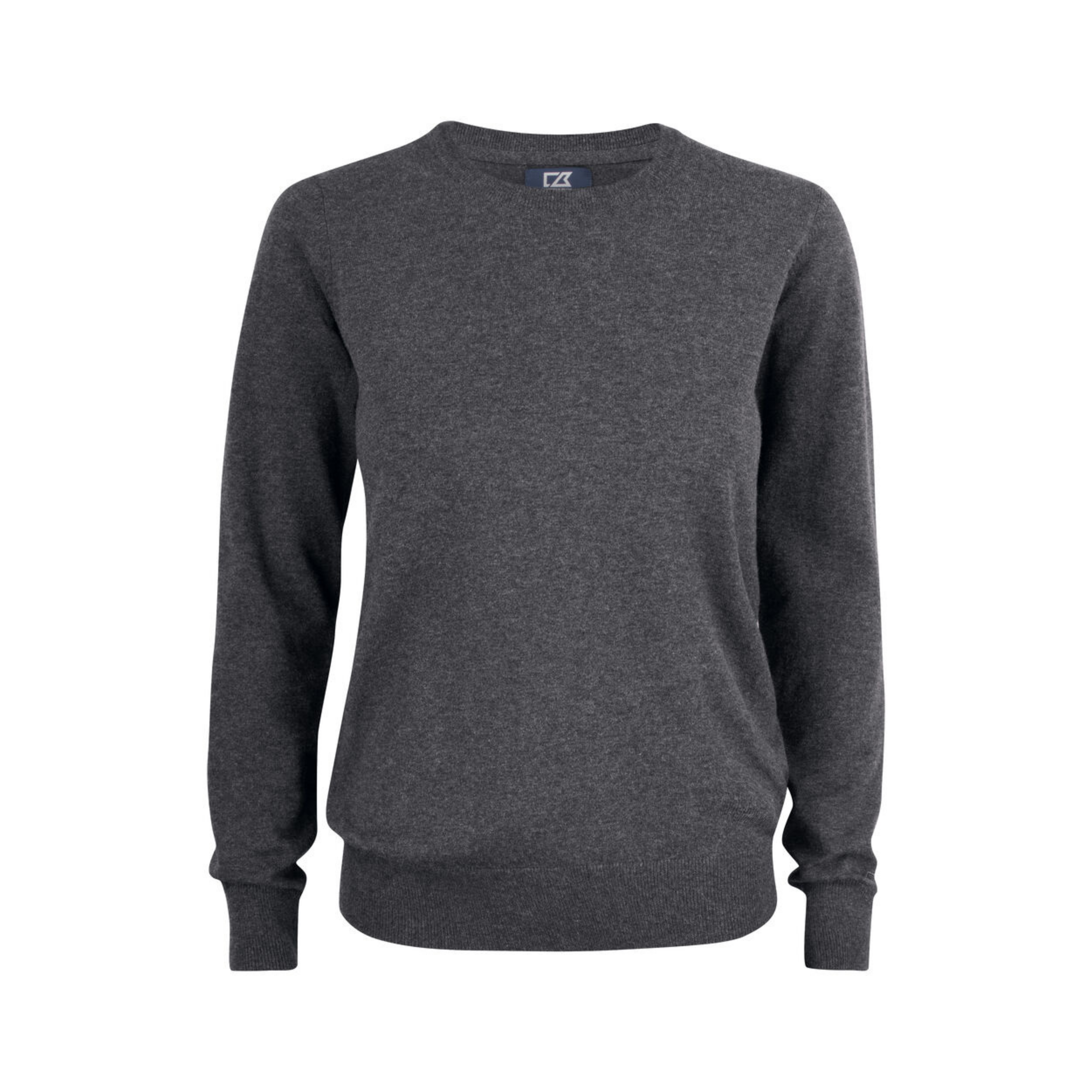 Cutter & Buck Oakville Crewneck Dam - Antracitmelerad-2