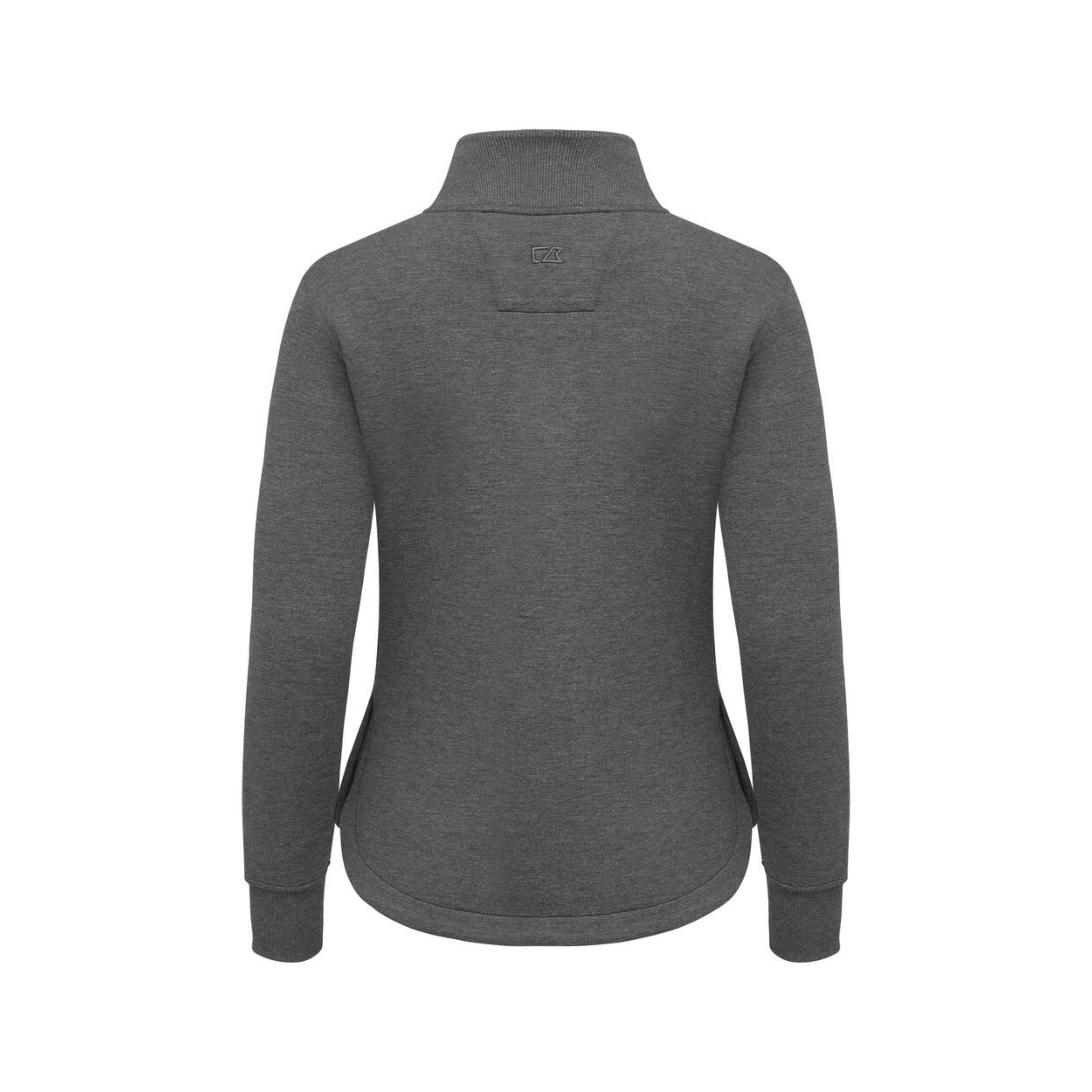 Cutter & Buck Pemberton Cardigan Full Zip Dam - Antracitmelerad-4