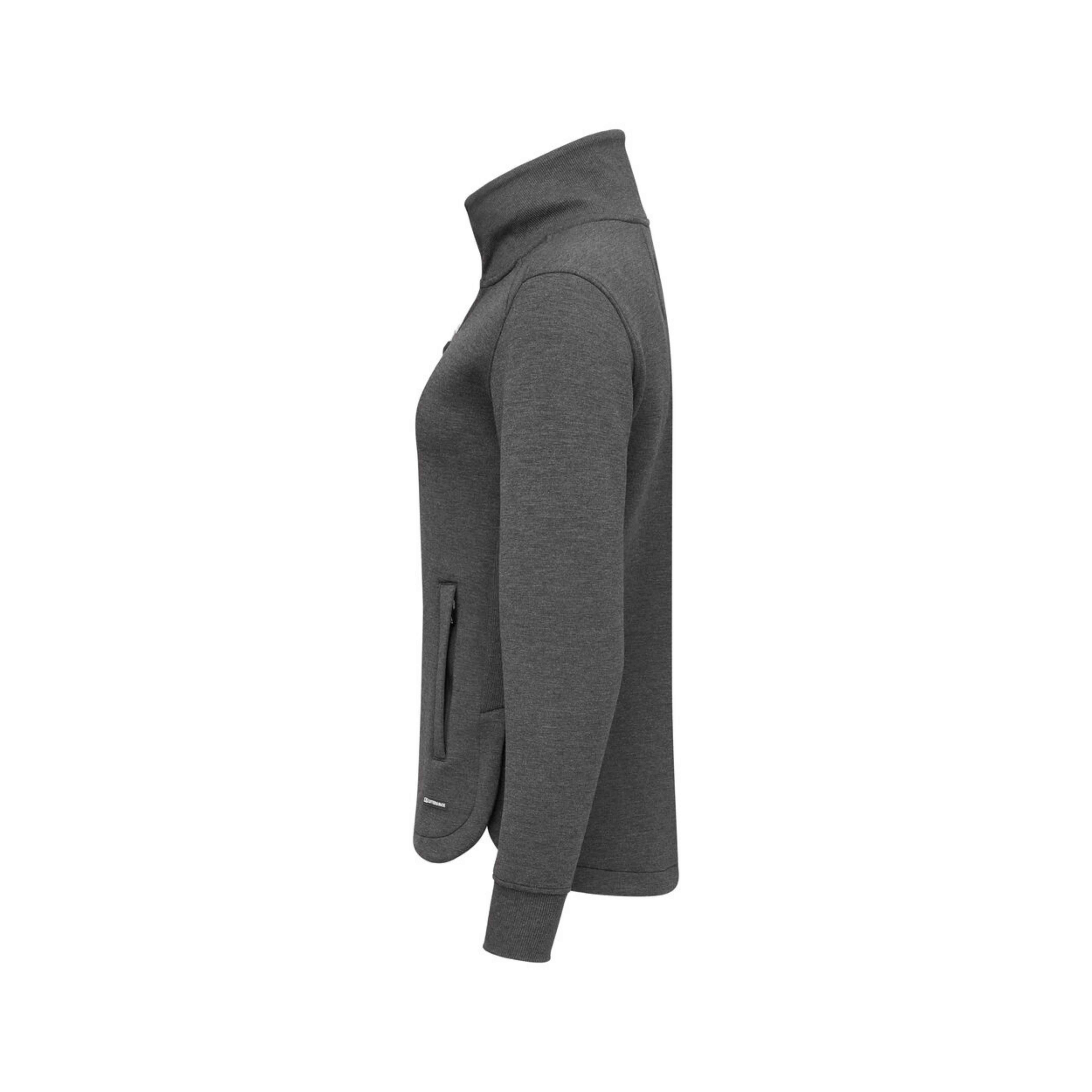 Cutter & Buck Pemberton Cardigan Full Zip Dam - Antracitmelerad-5