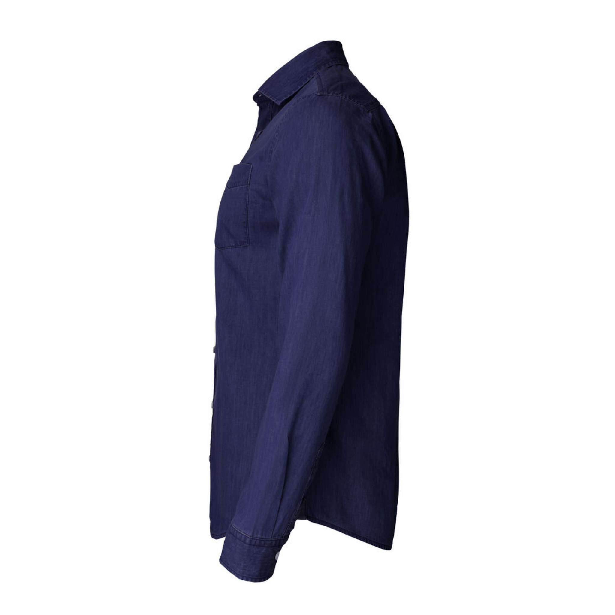 Cutter & Buck Ellensburg Denimskjorta Herr - Dark Indigo-5