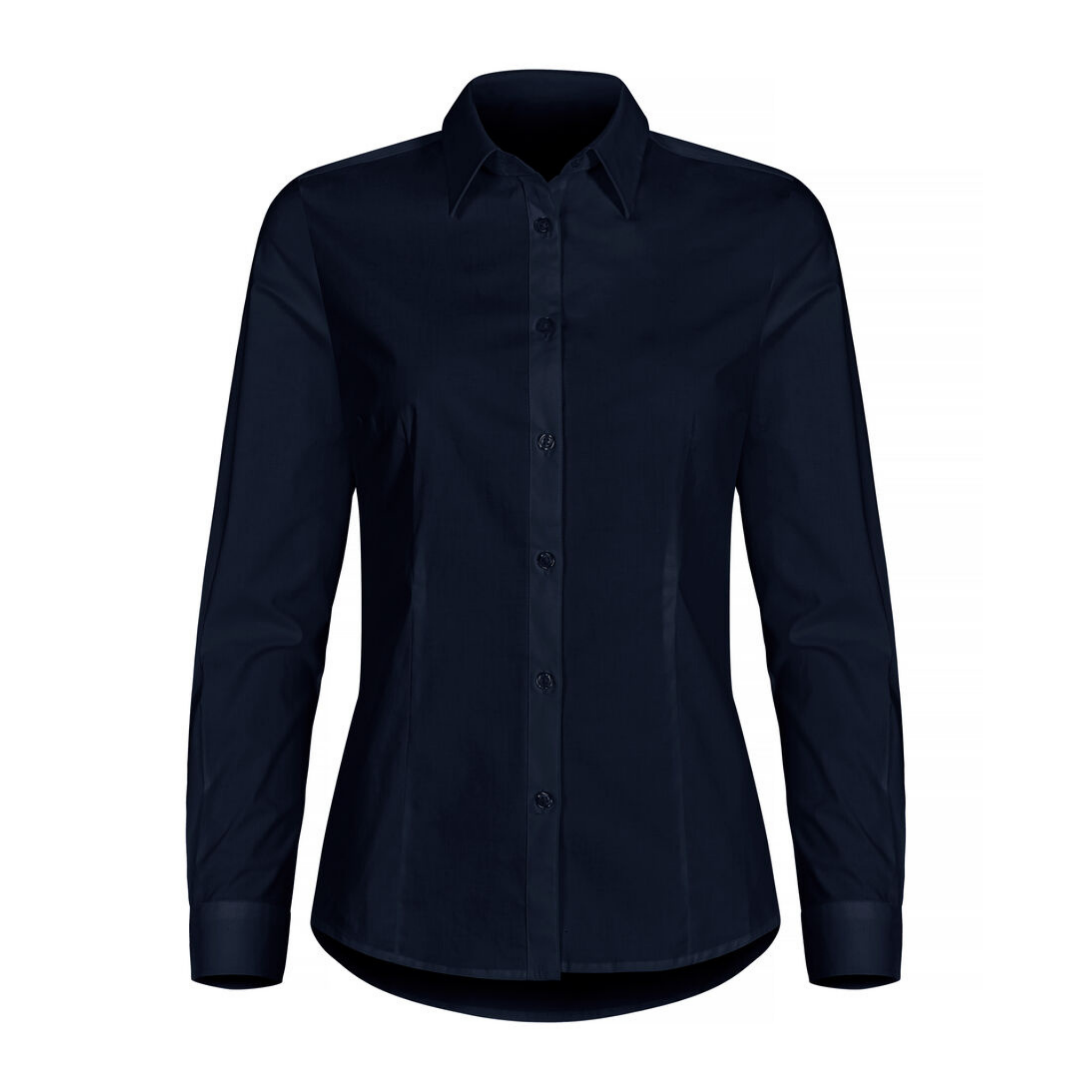 Clique Stretch Shirt L/S Dam-5